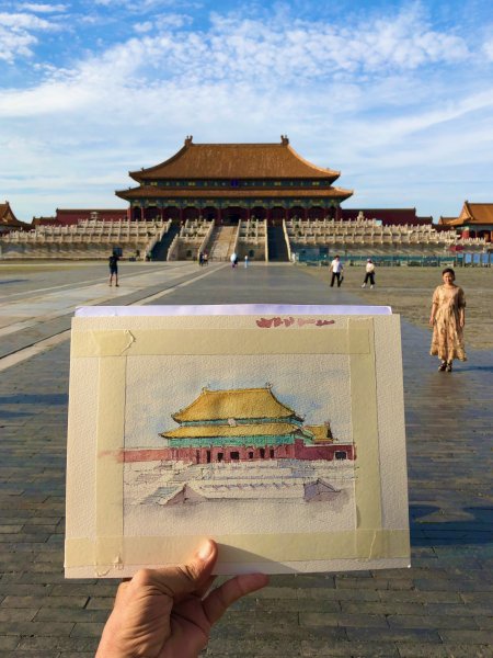 China 2018- Forbideen City Sketch.jpeg